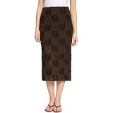 Zero Midirock Damen Braun 38