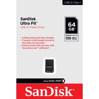 SanDisk Ultra Fit 64GB schwarz USB 3.1