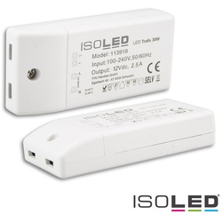 ISOLED LED Trafo 12V/DC, 0-30W, kompakt, SELV ISO-113918