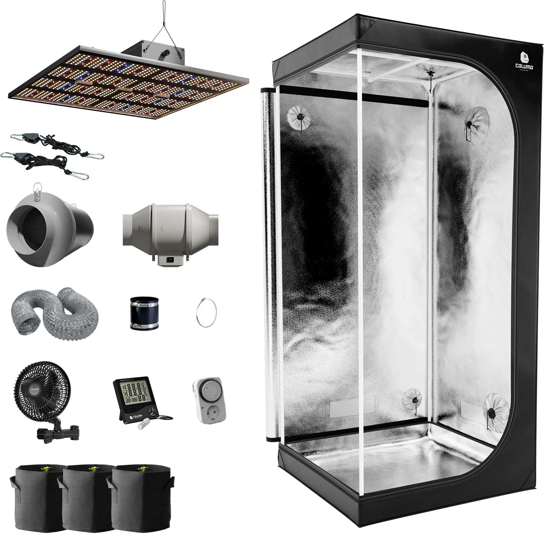 Caluma Growset M (80 x 80 cm, 240 W, One-Box)