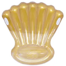 SunClub Luftmatratze Gold Muschel 160x160 cm XXL Poolliege
