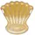 SunClub Luftmatratze Gold Muschel 160x160 cm XXL Poolliege