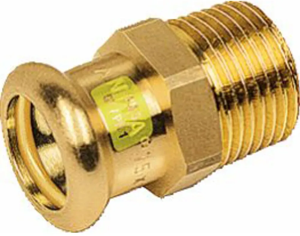 SANHA Gas-Pressfitting Übergangsnippel 54 x 2 Rotguss Nr. 11243g