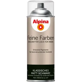 Alpina Feine Farben Sprühlack 400 ml klassisches matt schwarz