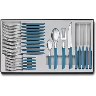 Besteck-Set 24 tlg. Blau