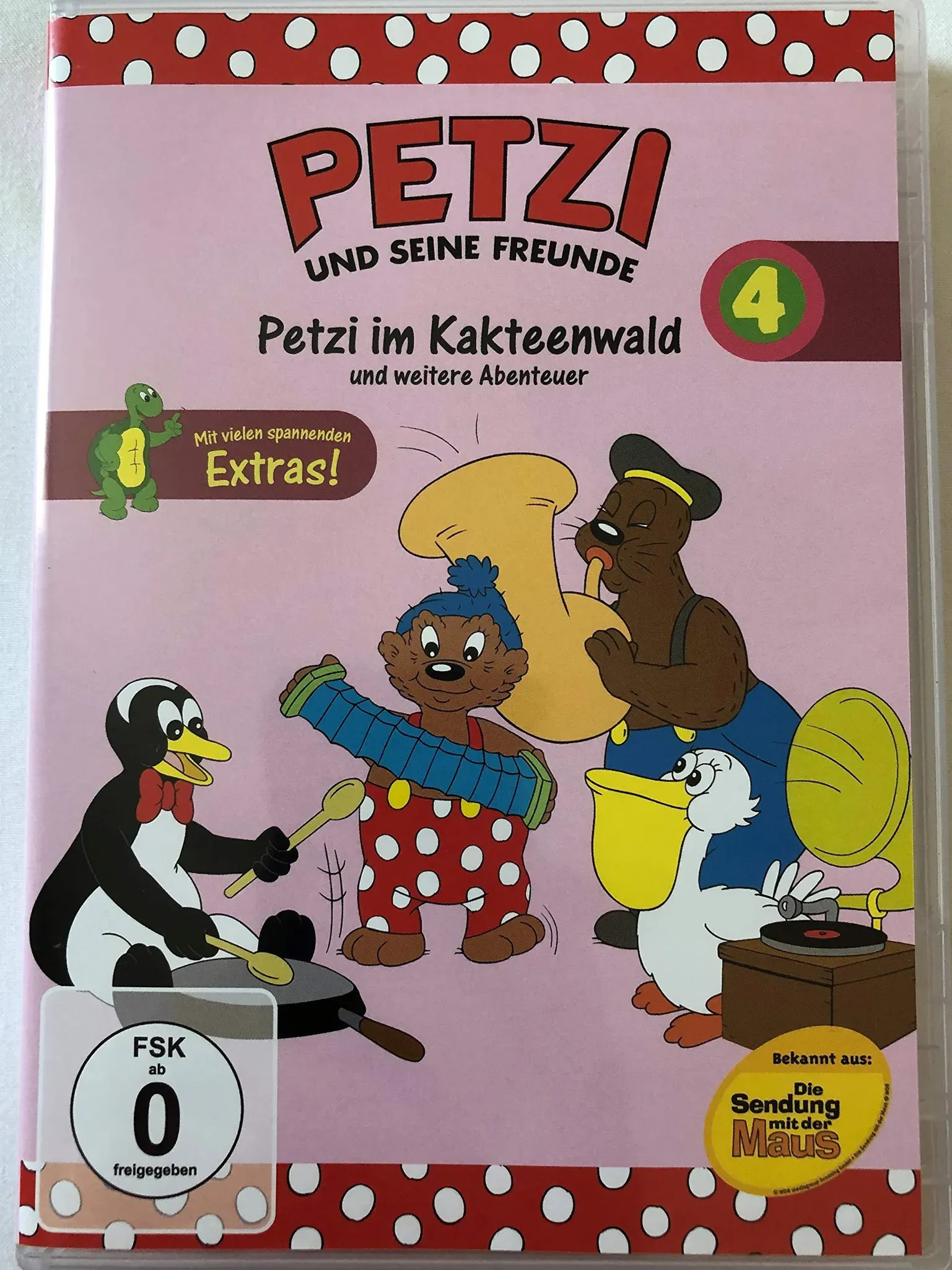 Petzi und seine Freunde 04: Petzi im Kakteenwald und weitere Abenteuer [DVD] [2004] (Neu differenzbesteuert)