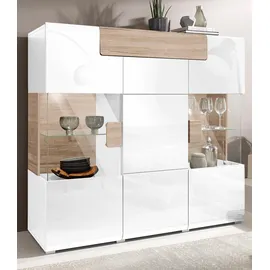 OTTO home Highboard Toledo 147,5 x 132 cm Weiß