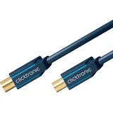 Clicktronic 70402 Casual Antennenkabel Koax Stecker - Koax Buchse 3,0 m