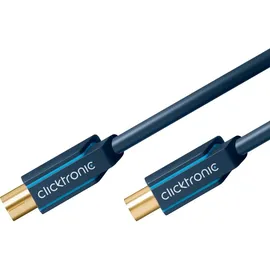 Clicktronic 70402 Casual Antennenkabel Koax Stecker - Koax Buchse 3,0 m