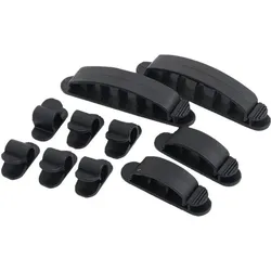 LogiLink Kabelclips schwarz
