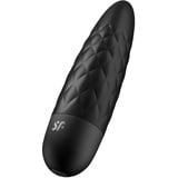 Satisfyer Ultra Power Bullet 5 10 cm, wasserdicht (IPX7), wiederaufladbar, medizinisches Silikon, Farbe:schwarz