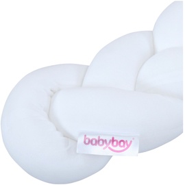 Babybay babybay® Nestchenschlange geflochten 200 cm für Babybetten, weiss