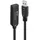 Lindy USB-A auf USB-C Adapter 10 m Schwarz