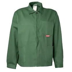 Arbeitsjacke "BW 290" 100% Baumwolle - 42 - mittelgrün