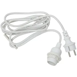 StarTrading STAR Trading Ute mit E27-Fassung, weiß, 2,5m,