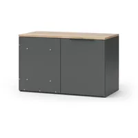 Vicco Eckkommode Wido 80 x 50 cm Anthrazit