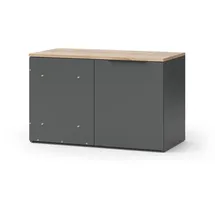 Vicco Eckkommode Wido 80 x 50 cm Anthrazit