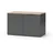 Vicco Eckkommode Wido 80 x 50 cm Anthrazit