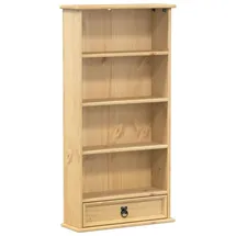 vidaXL CD-Schrank Corona 52x17,5x103 cm Massivholz Kiefer