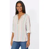 Casual Looks WITT WEIDEN Schlupfbluse in ecru-beige-gestreift | Gr.: 36