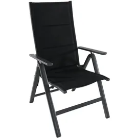 Greemotion Garten-Essgruppe Grenada Gartenmöbel-Set Grau Aluminium 7-teilig, - Grau