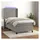 vidaXL Boxspringbett 100 x 200 cm Hellgrau