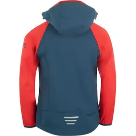 TROLLKIDS Kids Rondane Zip Off Jacket XT Jungen Regenmantel Mehrfarbig 819-410 Grösse 176 - Rot, Blau