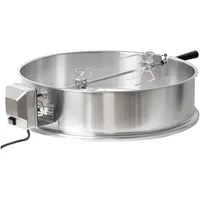 BBQ-Toro Grillspieß Set 100 cm inkl. 4X Fleischnadeln und Edelstahl Motor, 220V - 240V | Drehspieß mit Grillmotor | Rotisserie | elektrischer universal Grillspiess für Spanferkel