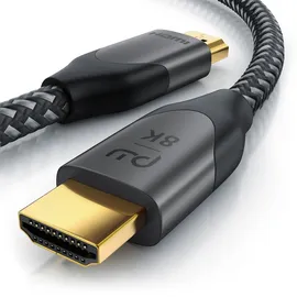 Primewire HDMI-Kabel 2.1 1 m Schwarz