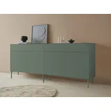 LeGer Home by Lena Gercke Sideboard »Essentials«, (2 St.), Breite: 224cm, MDF lackiert, Push-to-open-Funktion