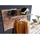 Massivmoebel24 Garderobe Akazie 100 x 60 x 32 cm Natur