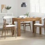 vidaXL Esstisch Artisan-Eiche 120x60x76 cm Holzwerkstoff