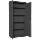 Proregal Stahlschrank Metall 60x180x40 cm Anthrazit