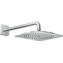 Hansgrohe AXOR Citterio C Kopfbrause 270/270 1jet EcoSmart mit Brausearm, Mindestfließdruck 1,5 bar, Chrom