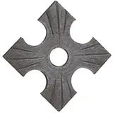 OEM Zierrosette (pfettenscheibe) 70x70x4mm schwarz