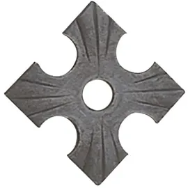 OEM Zierrosette (pfettenscheibe) 70x70x4mm schwarz