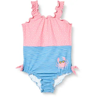 Playshoes UV-Schutz Badeanzug Mädchen Schwimmanzug Badebekleidung, Krebs, 98/104