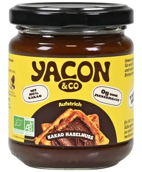 Yacon & co Haselnuss-Kakao-Aufstrich bio