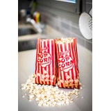 Popcorn-Beutel 1,5oz–Großpackung mit 100 mittelbraunen und roten einzelnen Popcorn-Papiertüten–Movie-Night-Box, Mini-Snack Boxen, Konzessionsstand, Party/Spielzubehör–Goodie-Box-Schüssel–STOP TO SHOP!