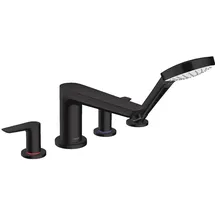 Hansgrohe Talis E Einhandwannenmischer Schwarz Matt