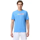 Head Rainbow T-Shirt Kurzarm Airforce Blue L