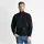 Stier Oversized Zip Sweater Functional Pocket organic cotton L Black