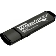Istorage Kanguru Defender Elite300 USB 256GB USB3.0 Stick Encrypted Kapazität - 256 GB (256 GB, USB-A), USB Stick, Schwarz
