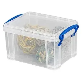 Really Useful Box Aufbewahrungsboxen-Set transparent