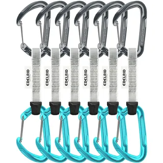 Edelrid Pure Wire Set Sixpack, Slate-icemint