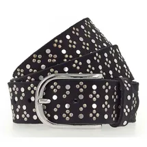 B.belt Tini Leder schwarz 100 cm
