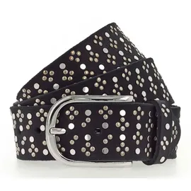 B.belt Tini Leder schwarz 100 cm