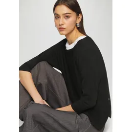 QS Strickpullover Schwarz M