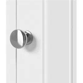 Yaheetech 4-stufiger Bodenschrank mit Einzeltür & Verstellbarem Einlegeboden Standschrank fürs Badezimmer/Wohnzimmer/Küche/Flur/Kleine Räume Weiß