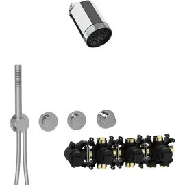 Herzbach MODUL7 PUSH-Thermostat-Set P-SP3 70.702723.1.01 SPOT Multi Chrom